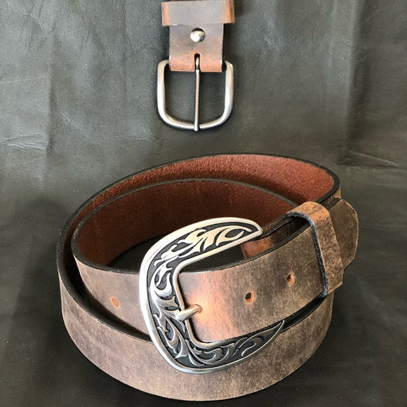 Trapper Peak Leather “PULL-UP” Crazy Horse Belt - Picture 2 of 5